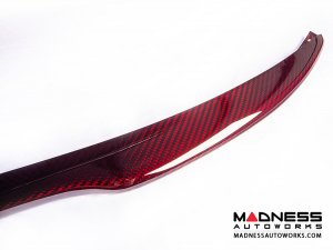 FIAT 500 Front Spoiler - Carbon Fiber - Red Candy